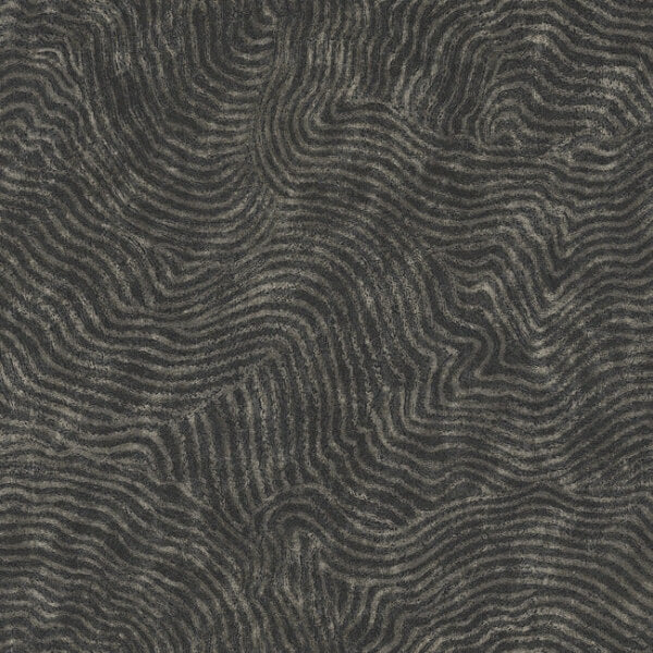 Modern Wood Black Wallpaper
