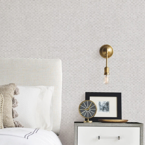 Checkerboard White Wallpaper