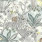 Flowering Desert Black Wallpaper