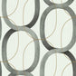 Interlock Black & Gold Wallpaper