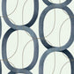 Interlock Navy Wallpaper