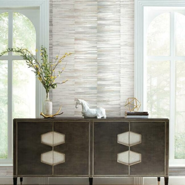 Artist's Palette Cream & Rust Wallpaper