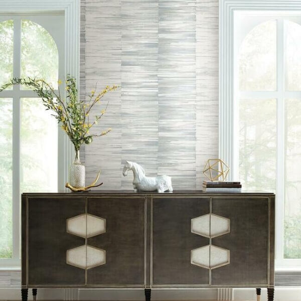 Artist's Palette Blue & Grey Wallpaper