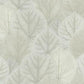 Leaf Concerto Grey Wallpaper