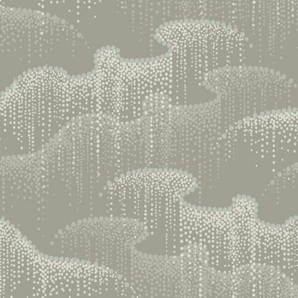 Moonlight Pearls Taupe Wallpaper