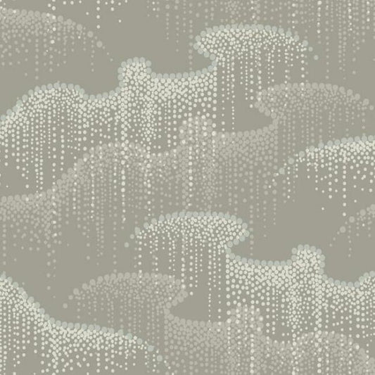 Moonlight Pearls Taupe Wallpaper