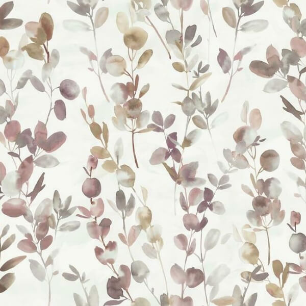 Joyful Eucalpytus Purple Wallpaper
