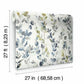 Joyful Eucalyptus Navy Wallpaper