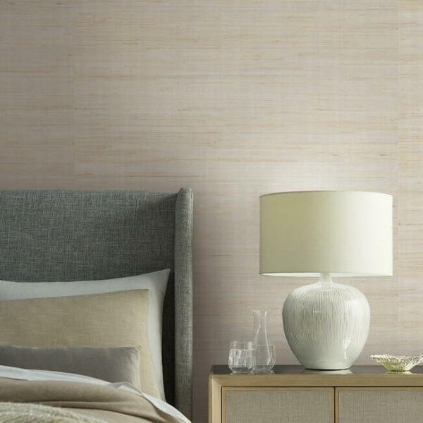 Jute Silver & Beige Metallic Wallpaper