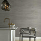 Jute Silver & Blue Metallic Wallpaper