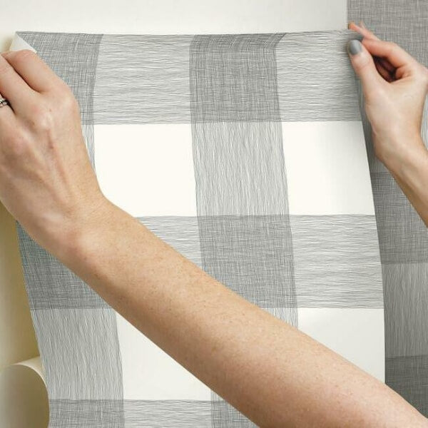 Magnolia Home Common Thread Black & White Peel & Stick Wallpaper