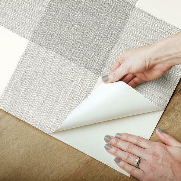 Magnolia Home Common Thread Black & White Peel & Stick Wallpaper
