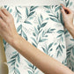 Magnolia Home Olive Branch Teal Peel & Stick Wallpaper