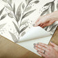 Magnolia Home Olive Branch Charcoal Peel & Stick Wallpaper