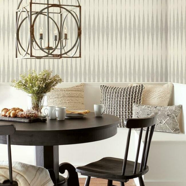 Magnolia Home Handloom Cool Grey Peel & Stick Wallpaper