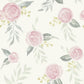 Magnolia Home Watercolor Roses Pink Peel & Stick Wallpaper