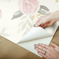 Magnolia Home Watercolor Roses Pink Peel & Stick Wallpaper