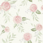 Magnolia Home Watercolor Roses Coral Peel & Stick Wallpaper