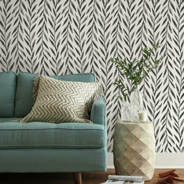 Magnolia Home Willow Black Peel & Stick Wallpaper