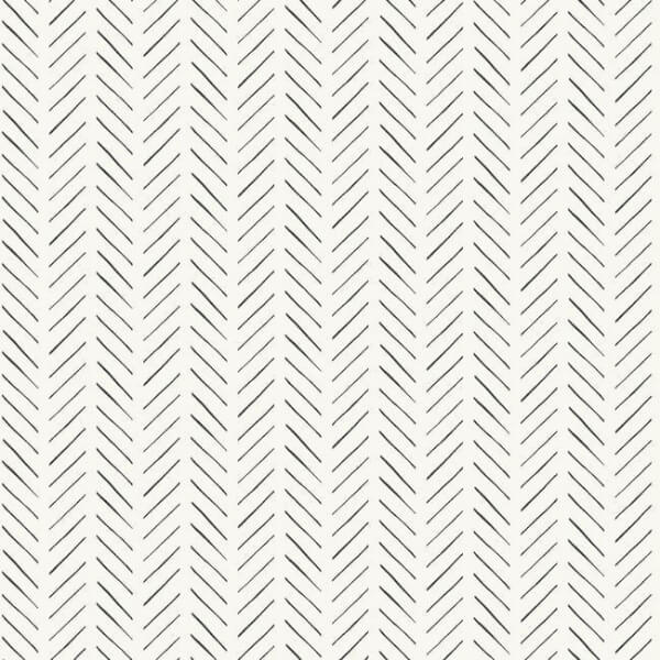 Magnolia Home Pick-Up Sticks Black Peel & Stick Wallpaper