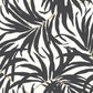 Bali Leaves Black Peel & Stick Wallpaper