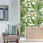 Banana Leaf White & Green Peel & Stick Wallpaper