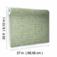 Papyrus Weave Green Peel & Stick Wallpaper