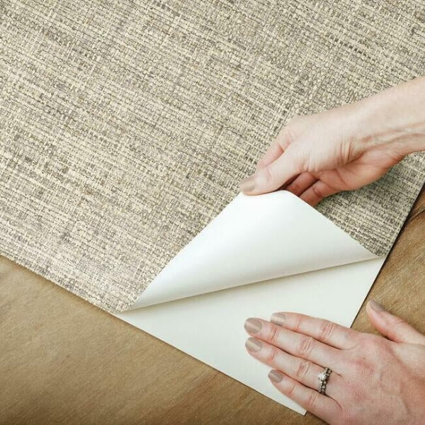 Papyrus Weave Neutral Peel & Stick Wallpaper