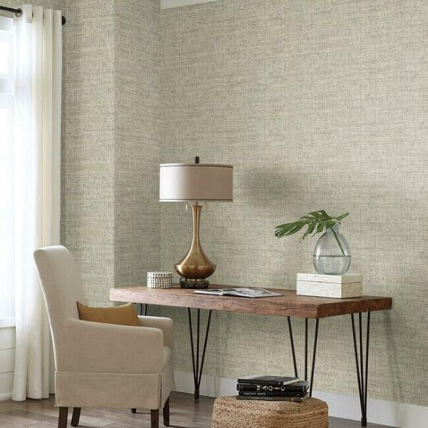 Papyrus Weave Neutral Peel & Stick Wallpaper