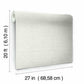 Papyrus Weave White Peel & Stick Wallpaper