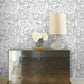 Cubist Cityscape Black Peel & Stick Wallpaper