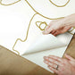 Pablo Portraits Gold Metallic Peel & Stick Wallpaper