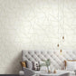 Fractured Prism Gold Metallic Peel & Stick Wallpaper