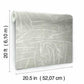Urban Chalk Grey Peel & Stick Wallpaper
