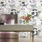 Garden Anemone Lilac & Green Peel & Stick Wallpaper