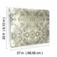 Inner Beauty Grey Peel & Stick Wallpaper