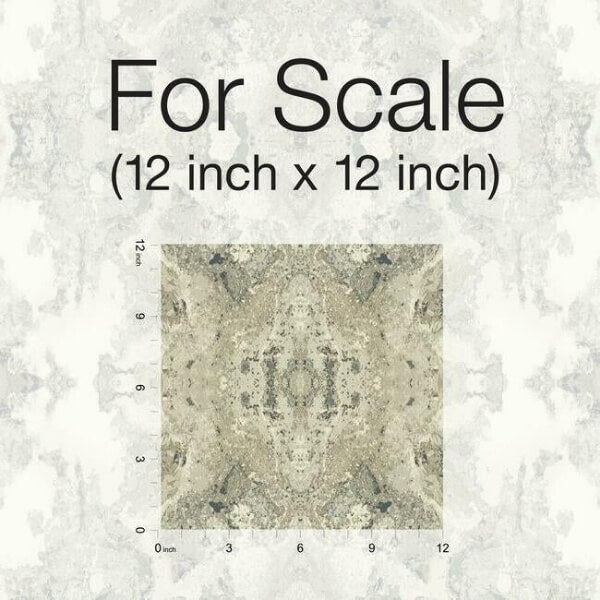 Inner Beauty Grey Peel & Stick Wallpaper