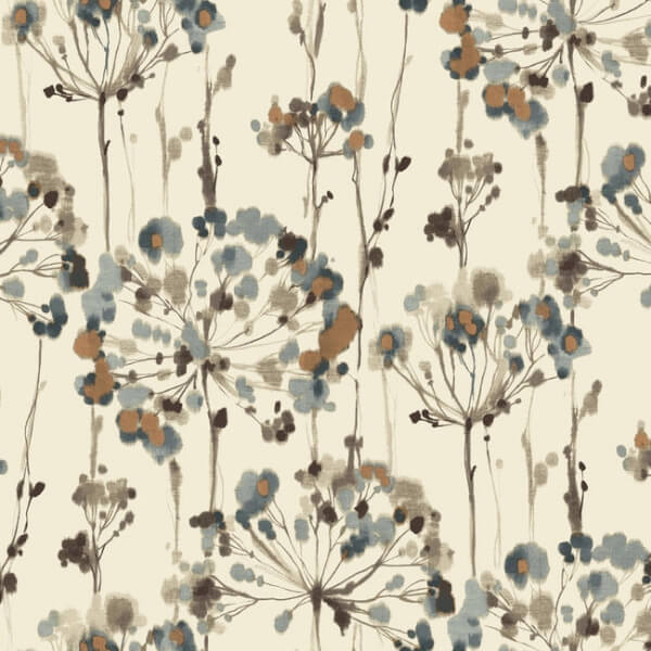 Flourish Teal Peel & Stick Wallpaper