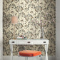 Flourish Teal Peel & Stick Wallpaper