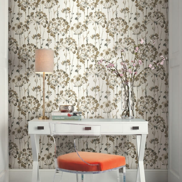 Flourish Neutral Peel & Stick Wallpaper