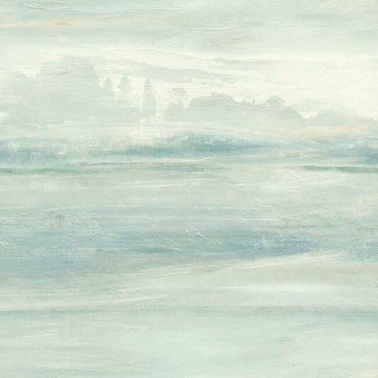 Soothing Mists Scenic Blue Peel & Stick Wallpaper