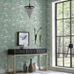 Botanical Fantasy Blue & Beige Peel & Stick Wallpaper