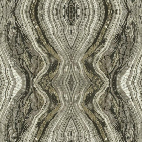 Kaleidoscope Dark Grey Peel & Stick Wallpaper