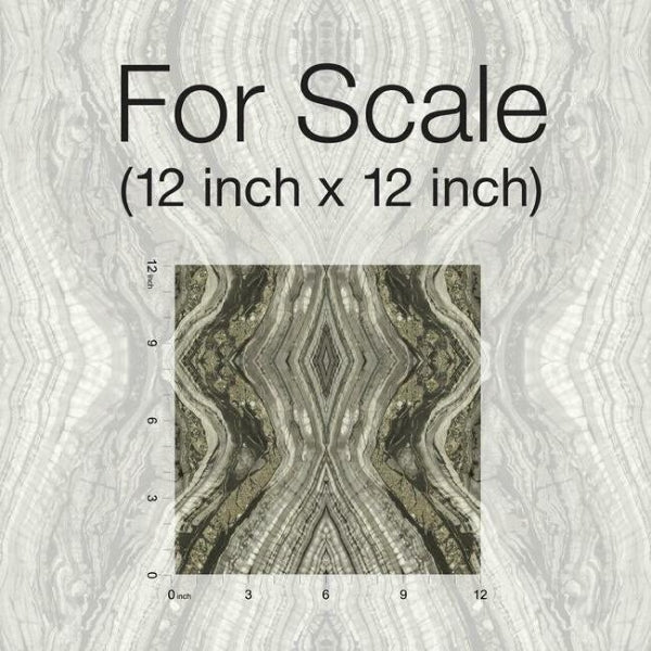 Kaleidoscope Dark Grey Peel & Stick Wallpaper
