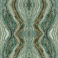 Kaleidoscope Teal Peel & Stick Wallpaper