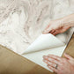 Oil & Marble Clay & Taupe Peel & Stick Wallpaper