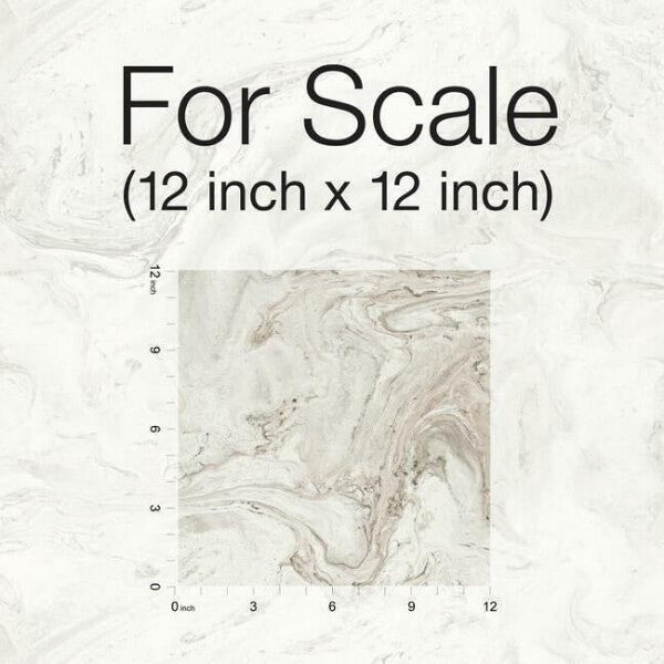 Oil & Marble Clay & Taupe Peel & Stick Wallpaper