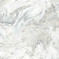 Oil & Marble White & Grey Peel & Stick Wallpaper