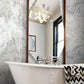 Oil & Marble White & Grey Peel & Stick Wallpaper