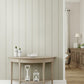 French Linen Stripe Off White Peel & Stick Wallpaper